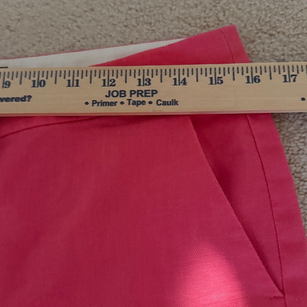 J. Crew Kate Vibrant Pink Straight Leg Pants - Picture 6 of 7